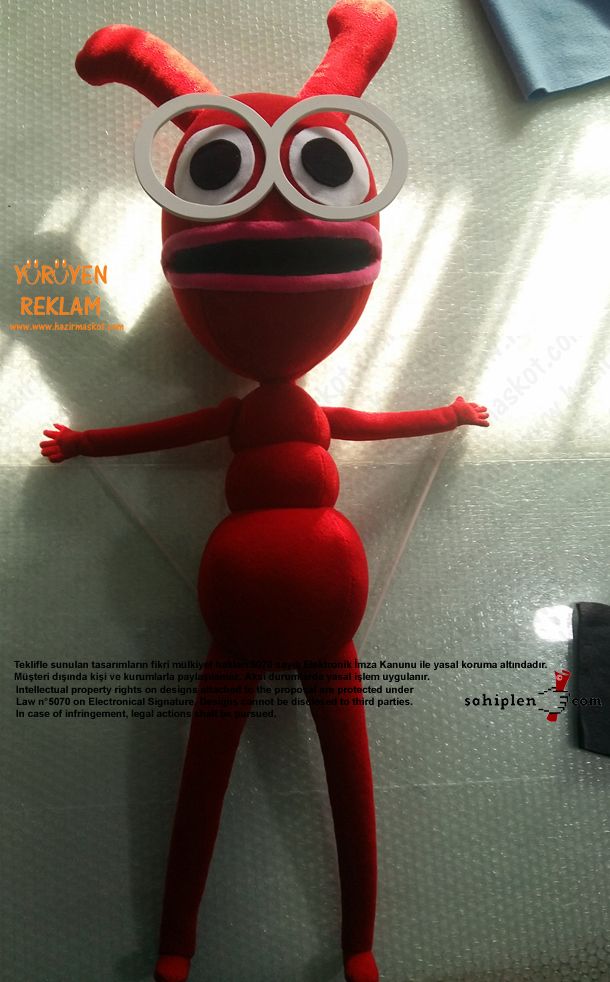 Kırımız Karınca Kukla / Adana maskot kostümü