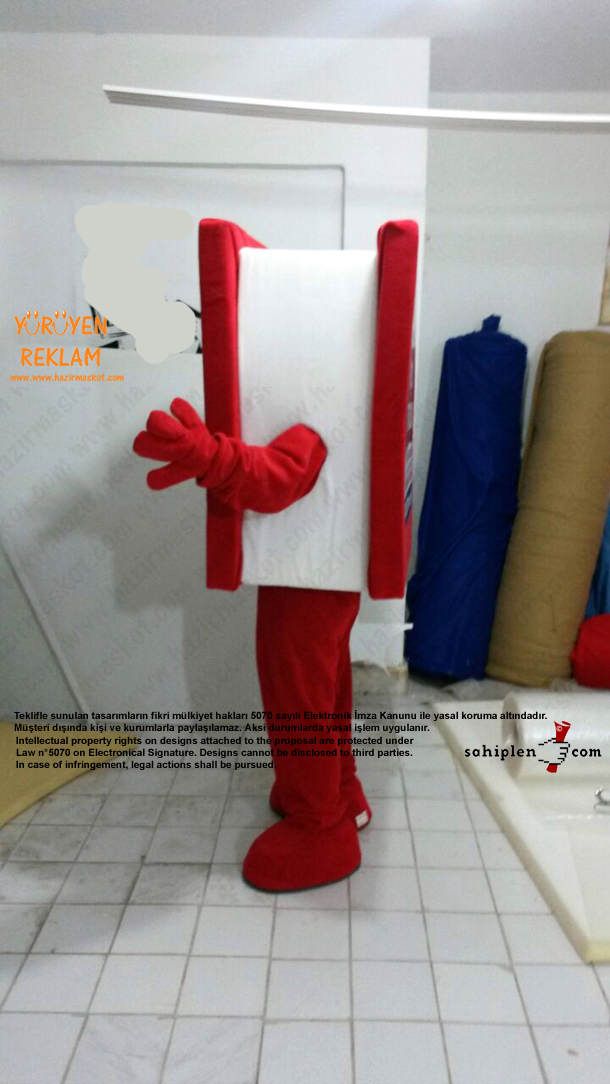 Kitap Adam Maskot maskot kostümü