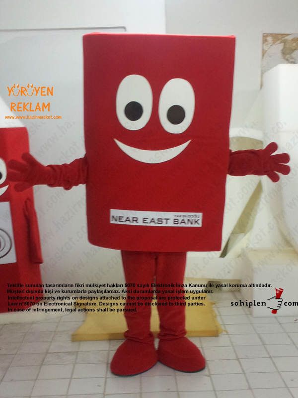 Kitap Maskot Kostümü / Kıbrıs maskot kostümü