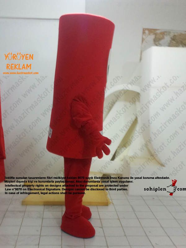 Kitap Maskot Kostümü / Kıbrıs maskot kostümü