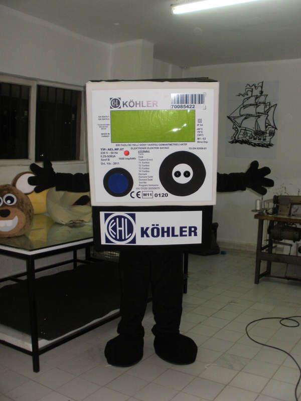 Köhler Sayaç Maskot maskot kostümü