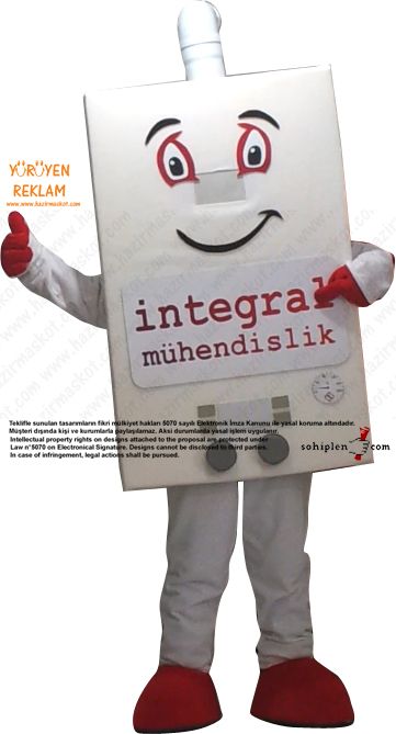 Kombi Maskot Kostümü / İntegral maskot kostümü