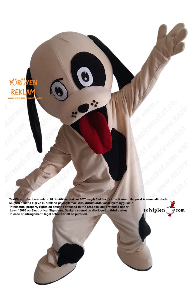 Rompy Köpek Yavrusu Maskot Kostümü / USA maskot kostümü