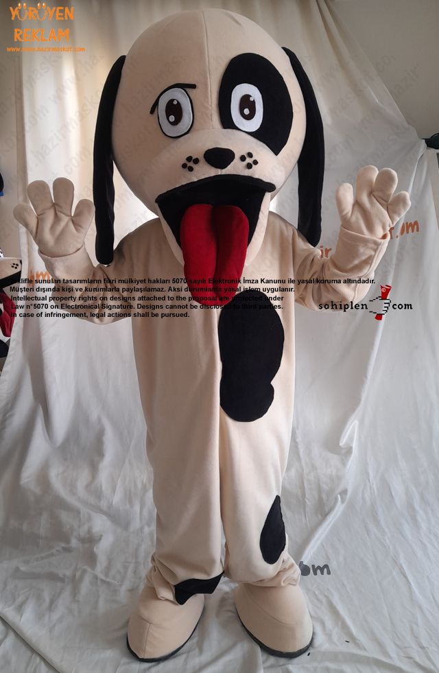 Rompy Köpek Yavrusu Maskot Kostümü / USA maskot kostümü