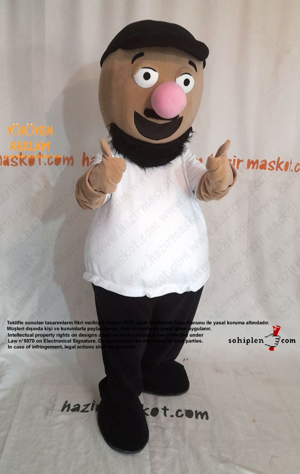 Kukla Maskot kostümü maskot kostümü
