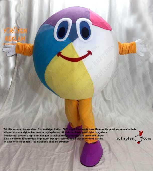 Küre Maskot / Fana Reklam maskot kostümü