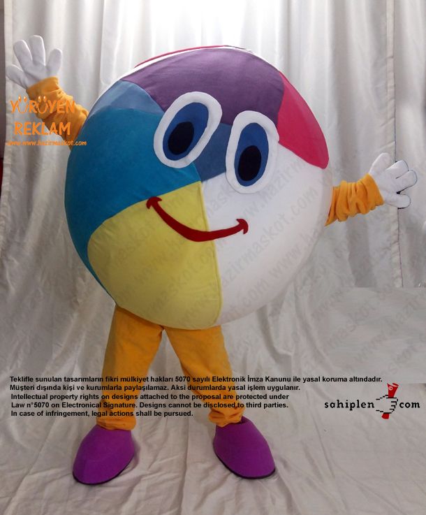 Küre Maskot / Fana Reklam maskot kostümü