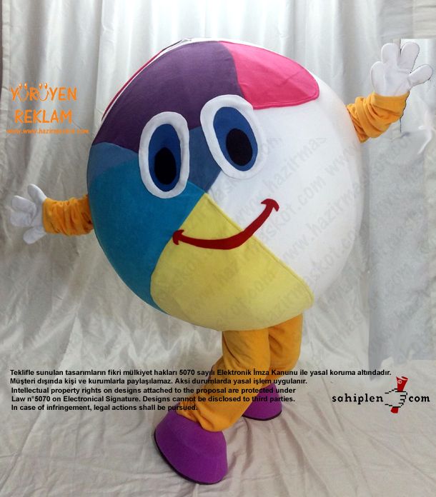 Küre Maskot / Fana Reklam maskot kostümü