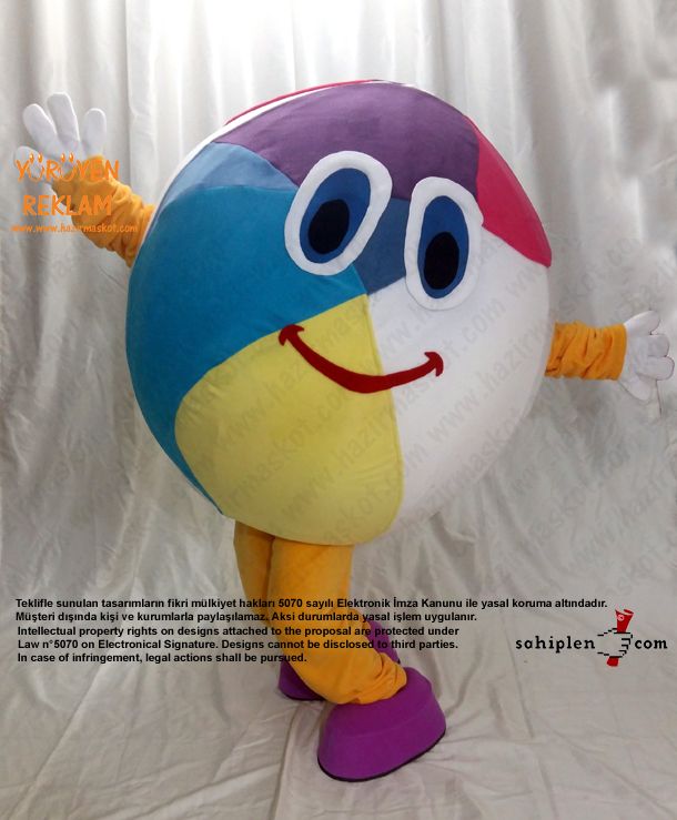 Küre Maskot / Fana Reklam maskot kostümü