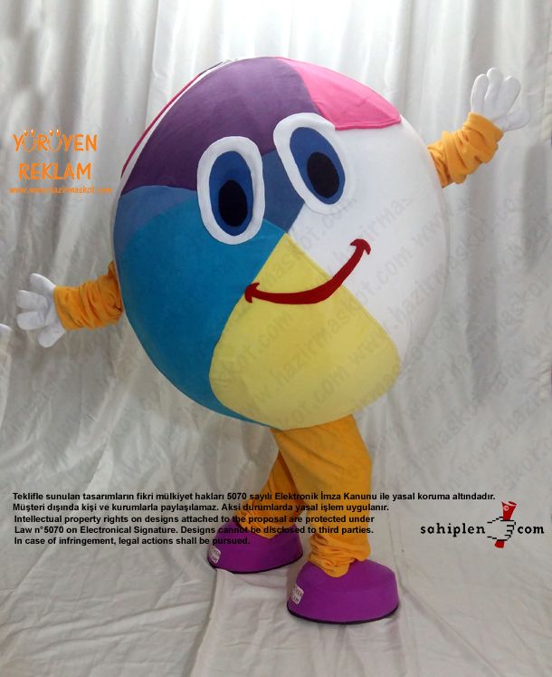 Küre Maskot / Fana Reklam maskot kostümü