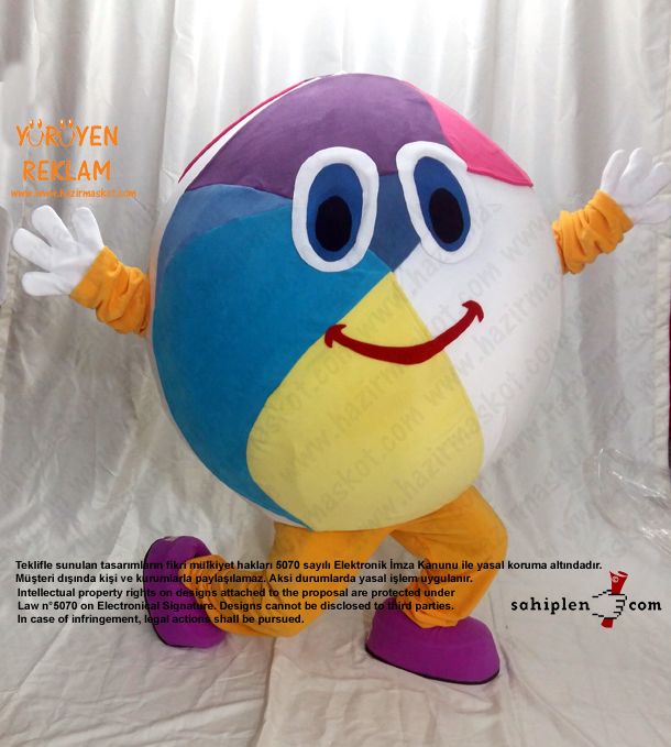 Küre Maskot / Fana Reklam maskot kostümü