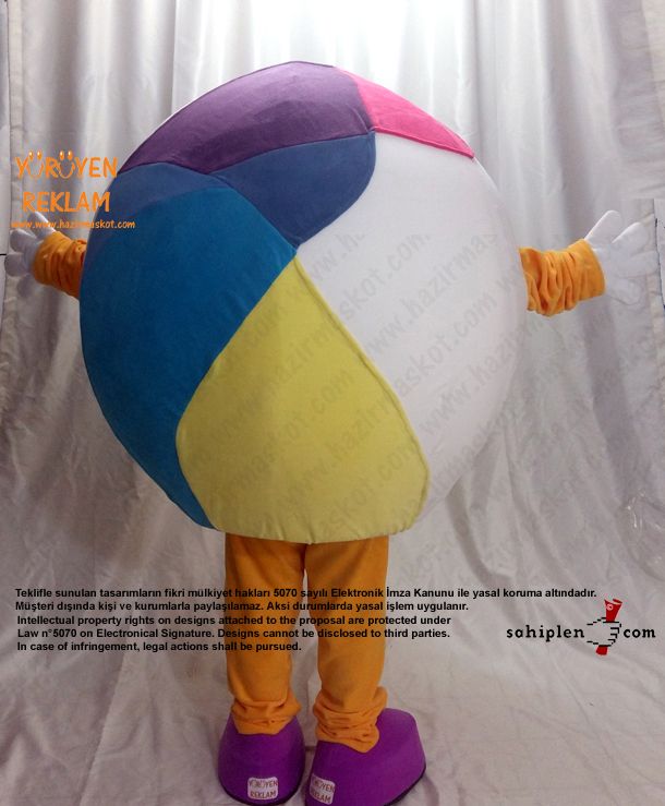 Küre Maskot / Fana Reklam maskot kostümü