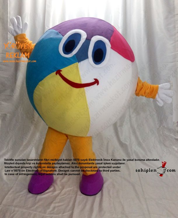 Küre Maskot / Fana Reklam maskot kostümü
