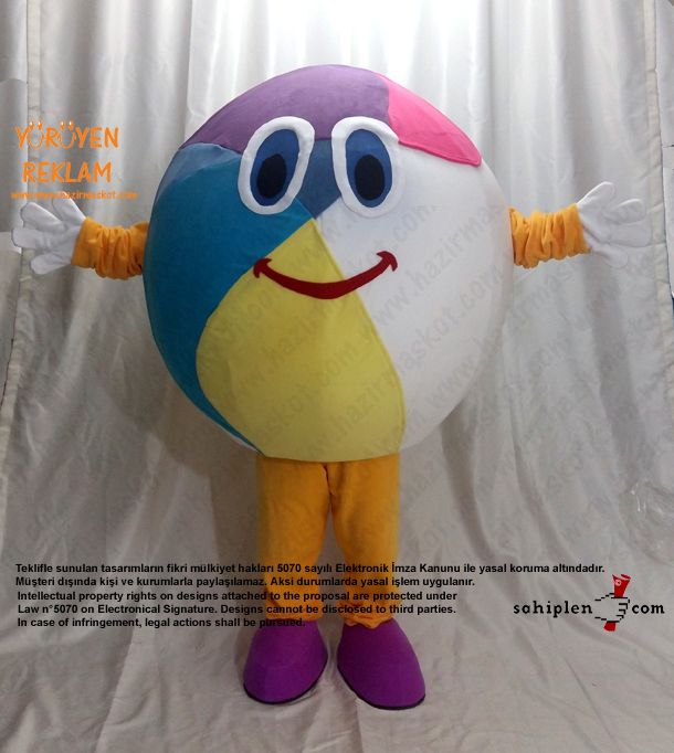 Küre Maskot / Fana Reklam maskot kostümü