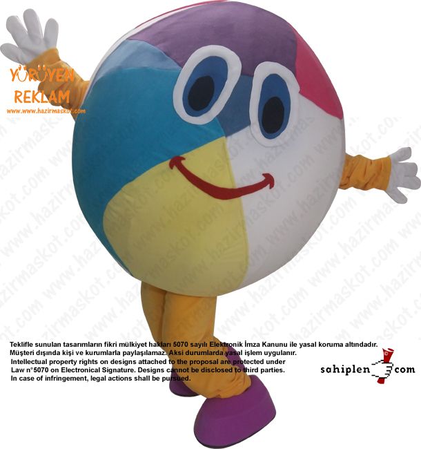 Küre Maskot / Fana Reklam maskot kostümü