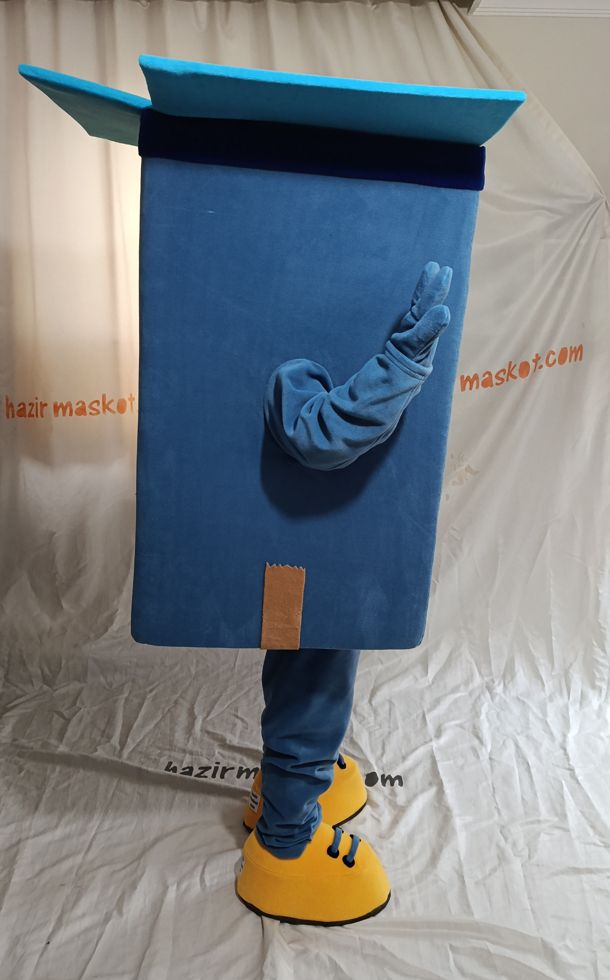 Karton Kutu Geri Dönüşüm Maskot Kostümü maskot kostümü