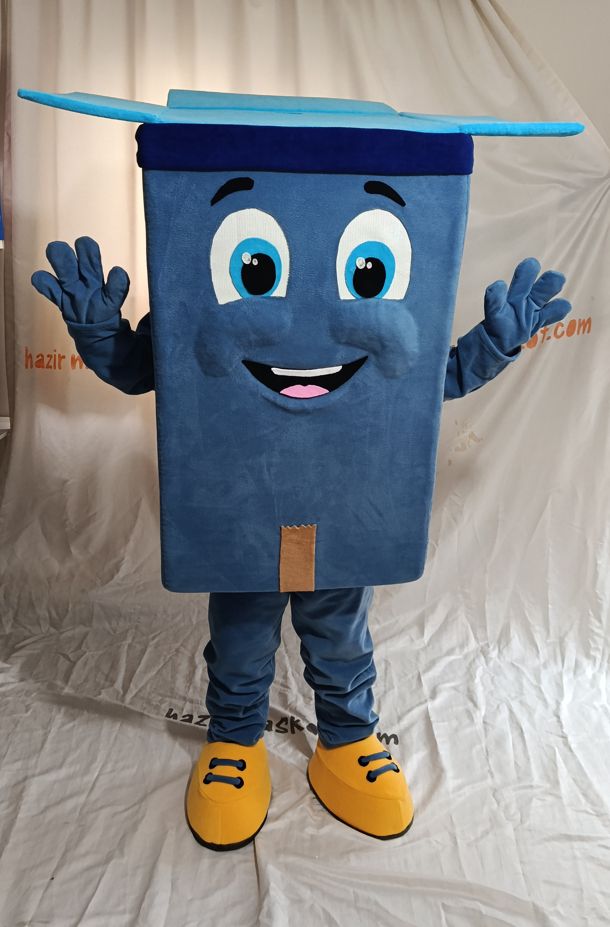 Karton Kutu Geri Dönüşüm Maskot Kostümü maskot kostümü