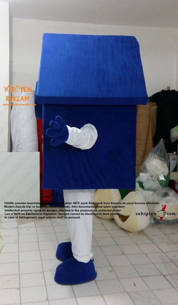 Coldwell Ev Maskotu maskot kostümü