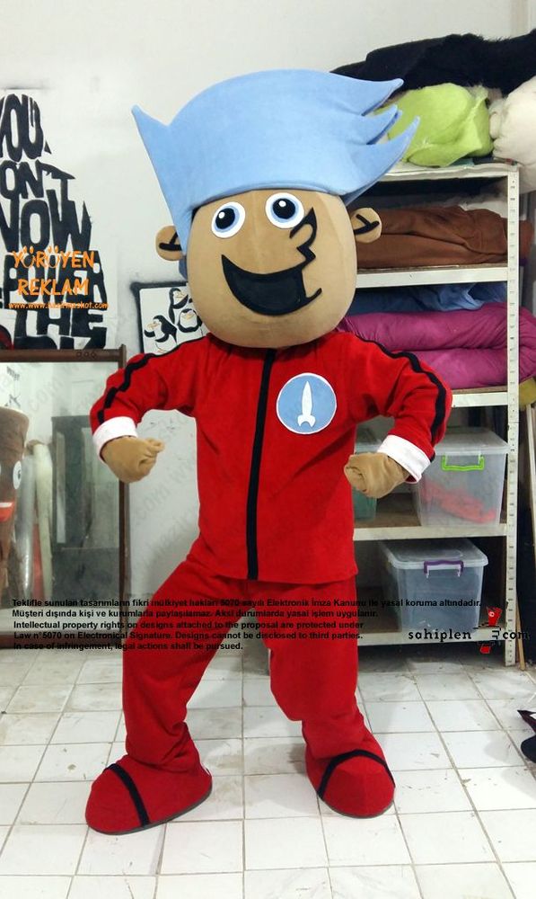 Johnny Rockets Mascot Costume / Kıbrıs Maskot maskot kostümü