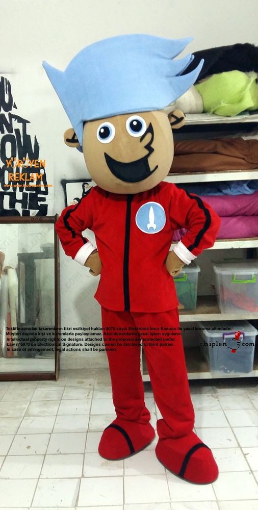 Johnny Rockets Mascot Costume / Kıbrıs Maskot maskot kostümü