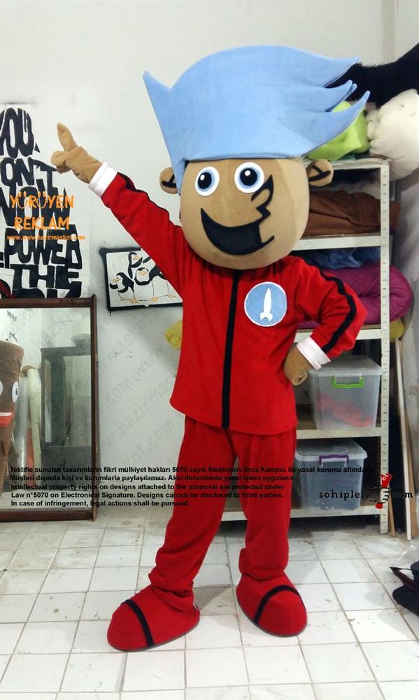 Johnny Rockets Mascot Costume / Kıbrıs Maskot maskot kostümü