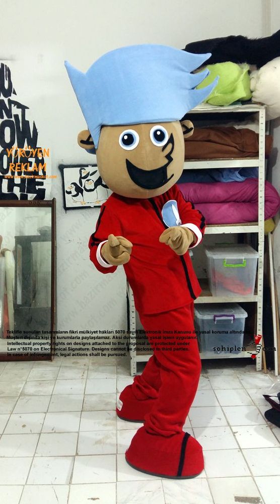 Johnny Rockets Mascot Costume / Kıbrıs Maskot maskot kostümü
