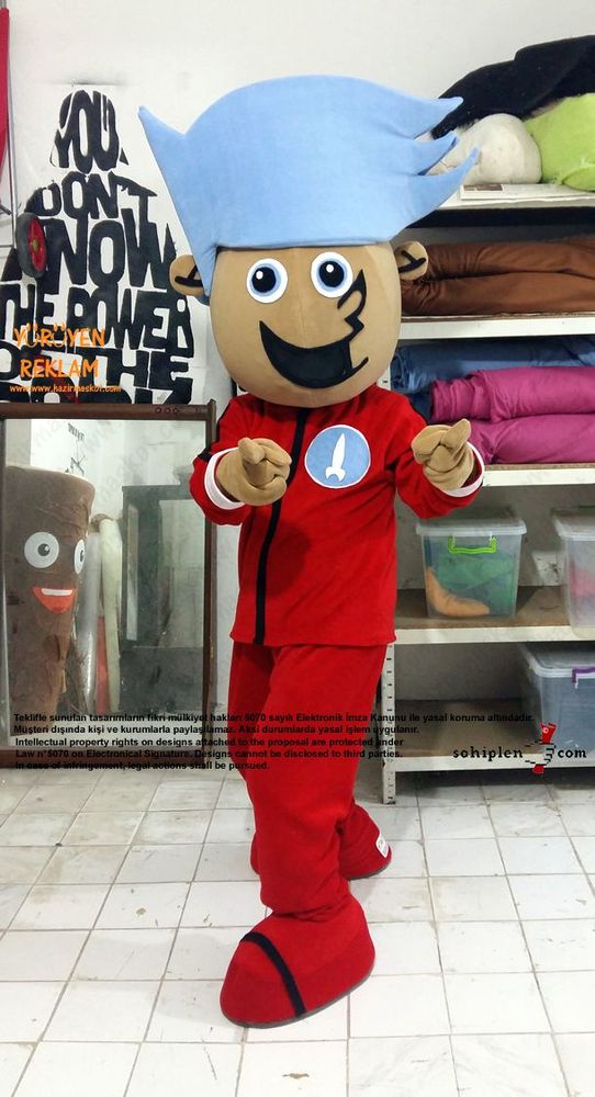 Johnny Rockets Mascot Costume / Kıbrıs Maskot maskot kostümü