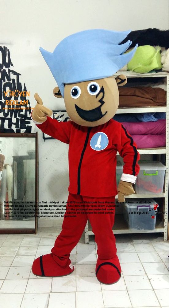 Johnny Rockets Mascot Costume / Kıbrıs Maskot maskot kostümü