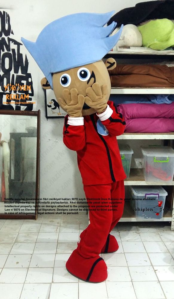 Johnny Rockets Mascot Costume / Kıbrıs Maskot maskot kostümü