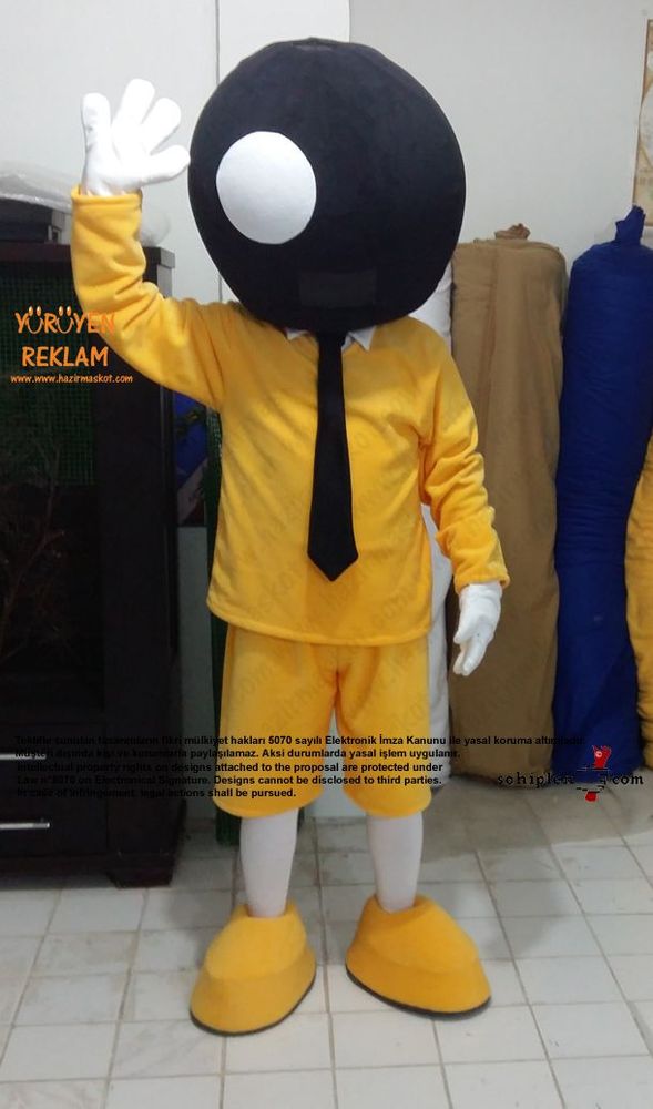 BIC Boy Maskot / BIC Kalem Maskot / Bicworld maskot kostümü