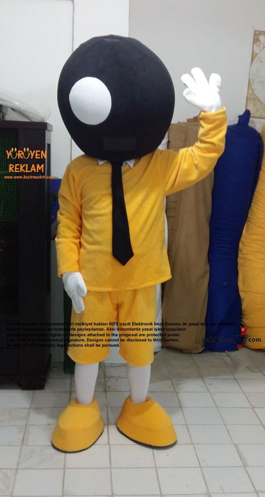 BIC Boy Maskot / BIC Kalem Maskot / Bicworld maskot kostümü