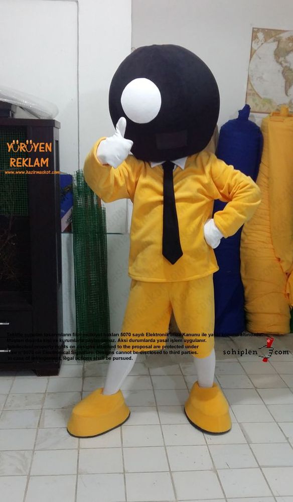 BIC Boy Maskot / BIC Kalem Maskot / Bicworld maskot kostümü