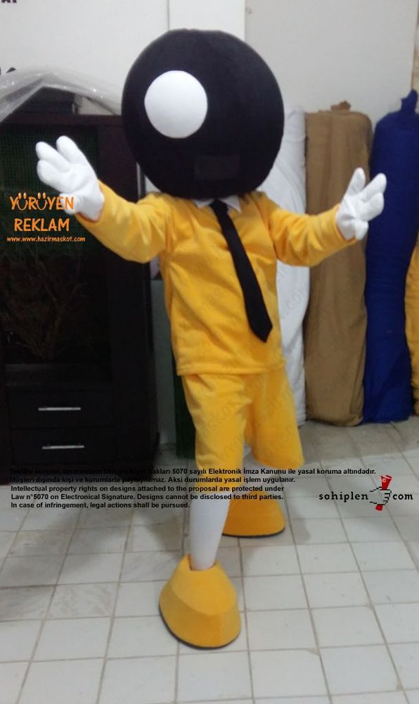 BIC Boy Maskot / BIC Kalem Maskot / Bicworld maskot kostümü