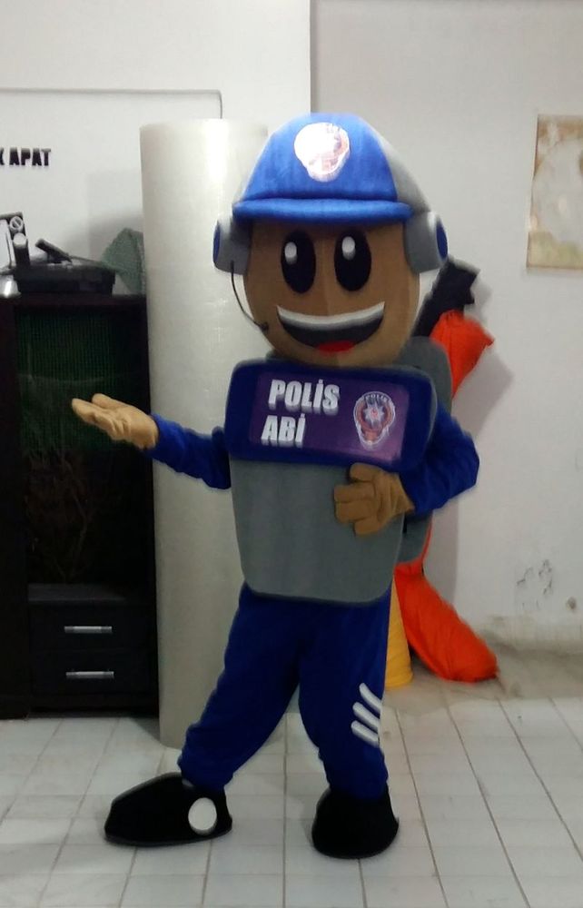 Polis Maskot Kostümü / Burdur maskot kostümü