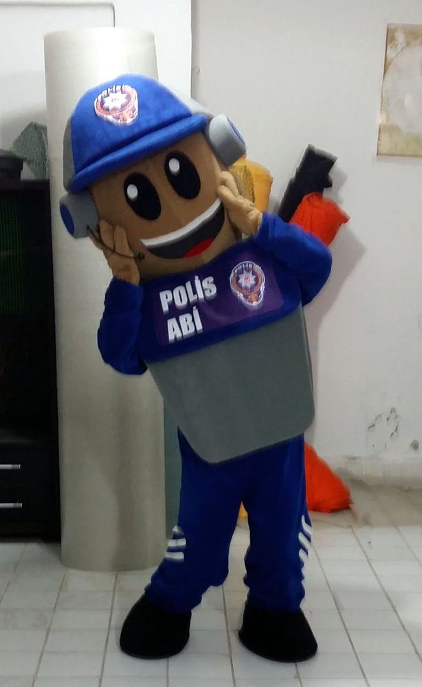Polis Maskot Kostümü / Burdur maskot kostümü