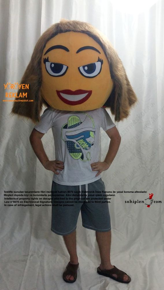 Emoji Maskot / Tambu Klavye maskot kostümü
