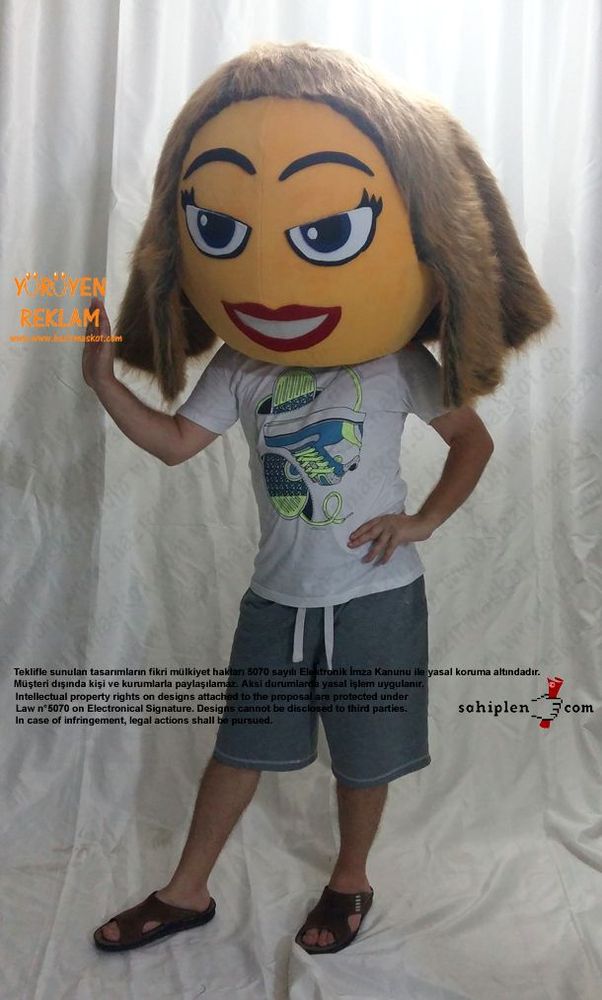 Emoji Maskot / Tambu Klavye maskot kostümü