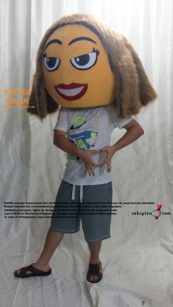 Emoji Maskot / Tambu Klavye maskot kostümü