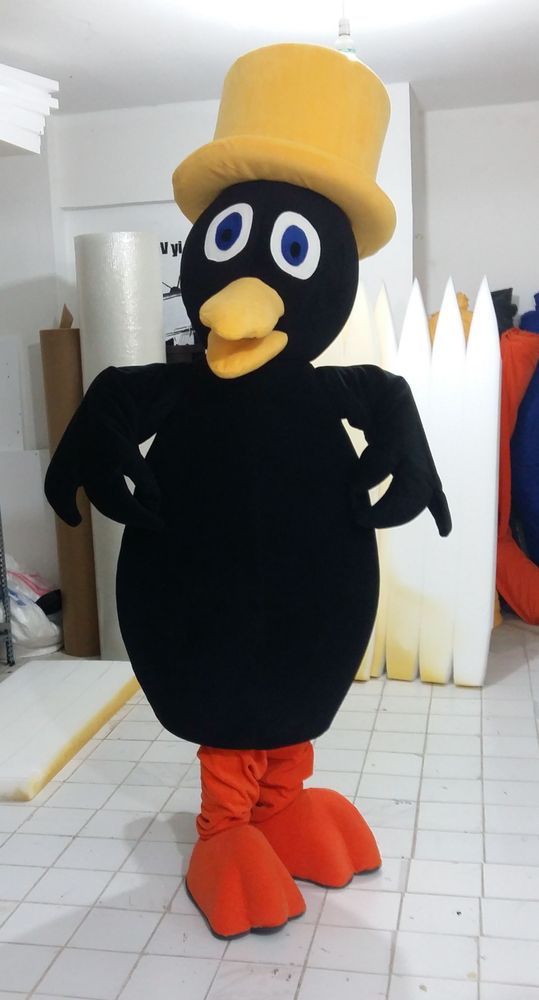 Kuzgun Maskot Kostümü / Eğitimciler Koleji maskot kostümü