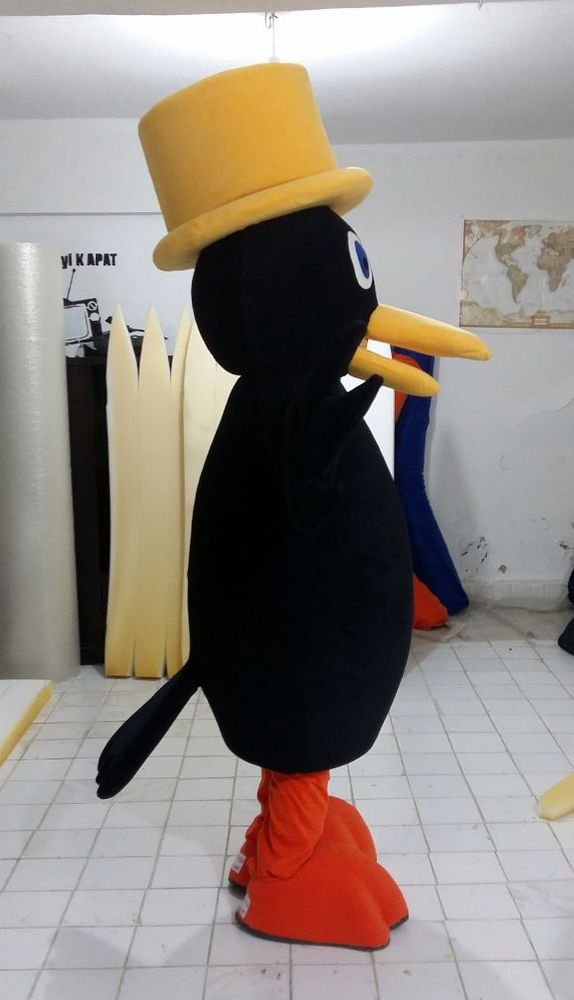 Kuzgun Maskot Kostümü / Eğitimciler Koleji maskot kostümü