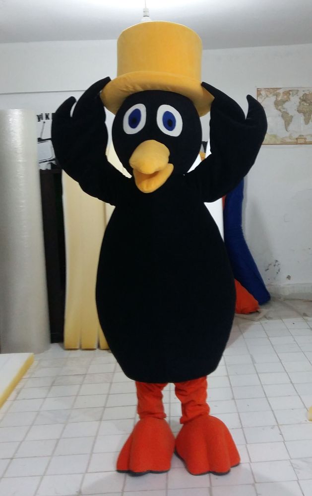 Kuzgun Maskot Kostümü / Eğitimciler Koleji maskot kostümü
