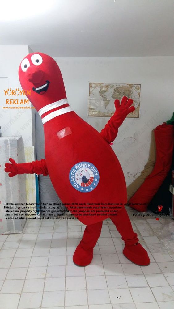 Lobut Maskotu / Atlantis Funny City / Samsun maskot kostümü