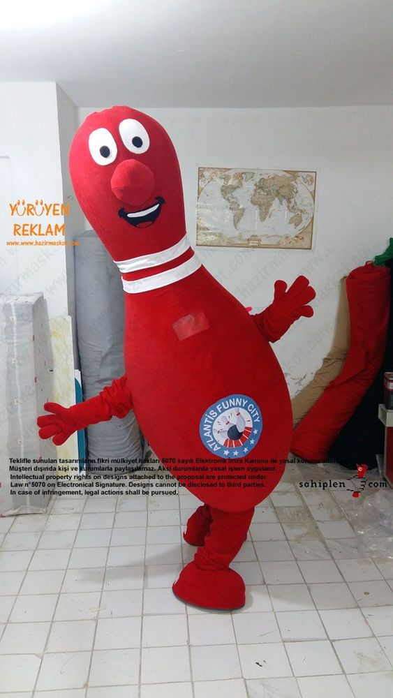 Lobut Maskotu / Atlantis Funny City / Samsun maskot kostümü