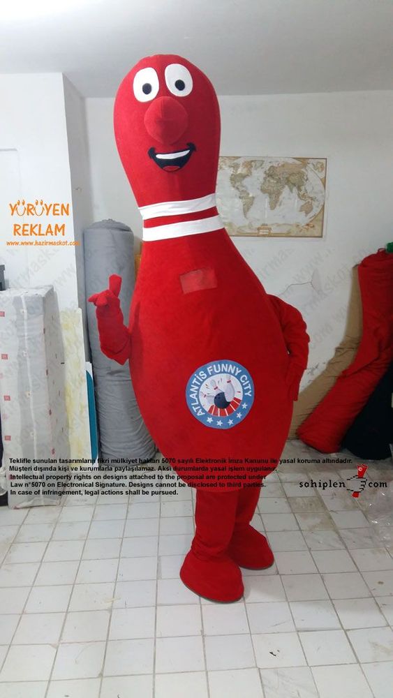 Lobut Maskotu / Atlantis Funny City / Samsun maskot kostümü