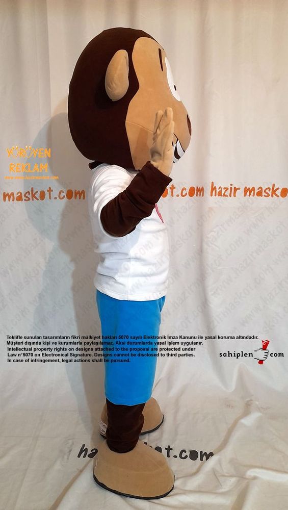 Maymun Maskot Kostümü İngiltere / Monkey Mascot Costume England maskot kostümü