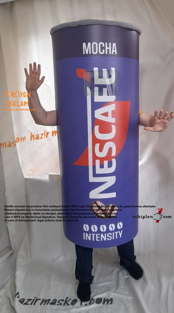 Nescafe Express Maskot Kostümü maskot kostümü