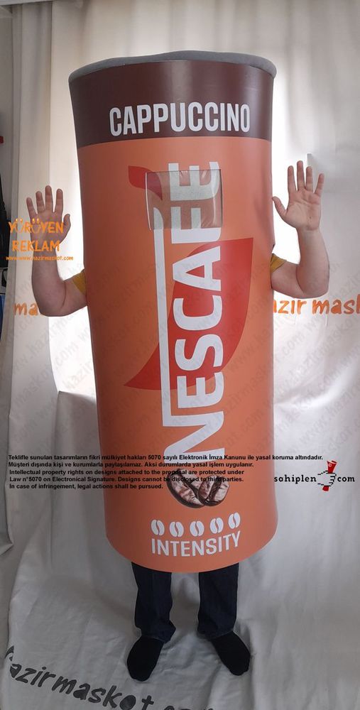 Nescafe Express Maskot Kostümü maskot kostümü