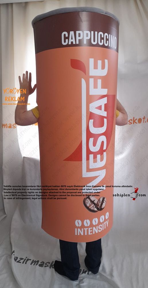 Nescafe Express Maskot Kostümü maskot kostümü