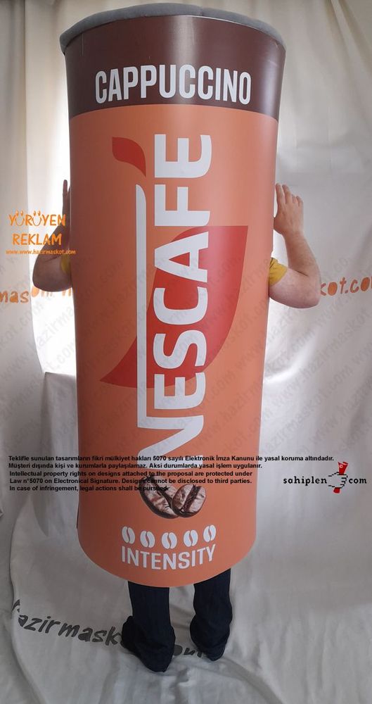 Nescafe Express Maskot Kostümü maskot kostümü