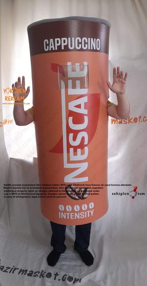 Nescafe Express Maskot Kostümü maskot kostümü